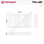 TOTACHI Салонный фильтр TCA-483 для Lada Granta